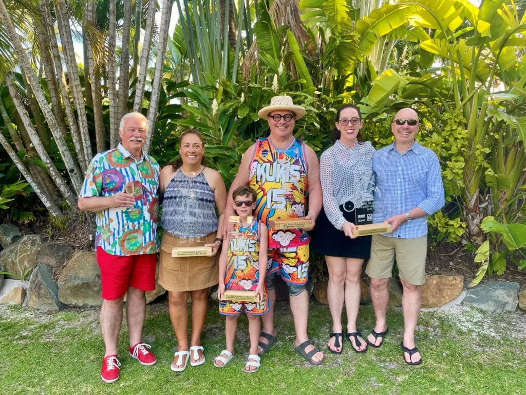 The MOTU team and judges of the Cook Islands Tourism Awards
